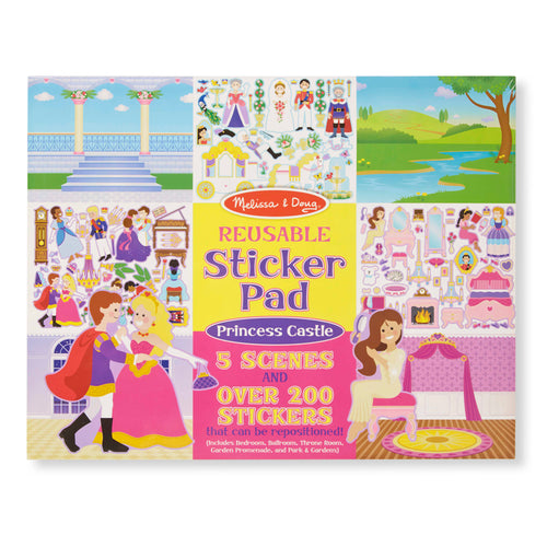 Reusable Sticker Pad - Princess Castle