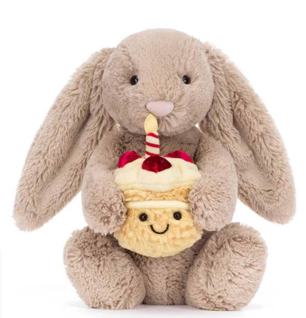 Bashful Beige Bunny ‘Birthday’