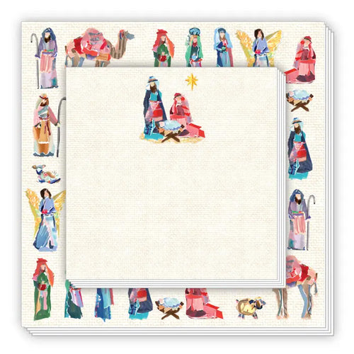 Nativity Scene Notepad Duo