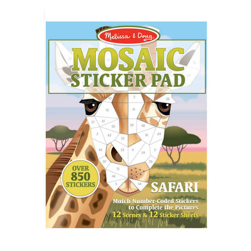 Mosaic Sticker Pad - Safari
