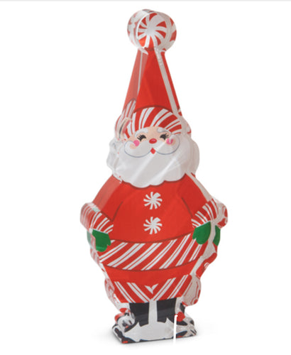 10’’ Peppermint Santa Acrylic Cut Out Block