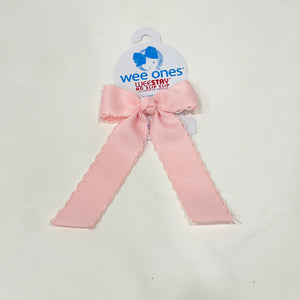 Tiny Moonstitch Bow W Tails