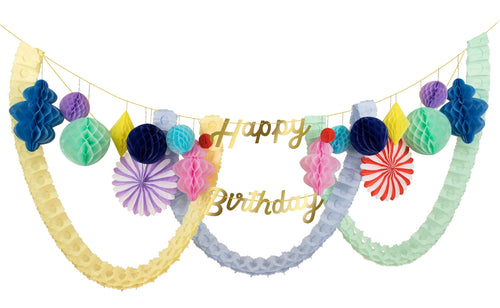 HBD Honeycomb Garland