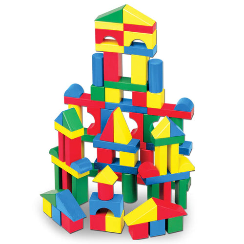 100 Piece Wooden Block Set