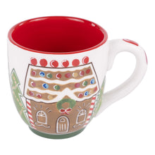 Load image into Gallery viewer, Gumdrop Gingerbread House Mug