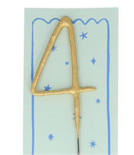 Load image into Gallery viewer, Gold Sparkler Candle