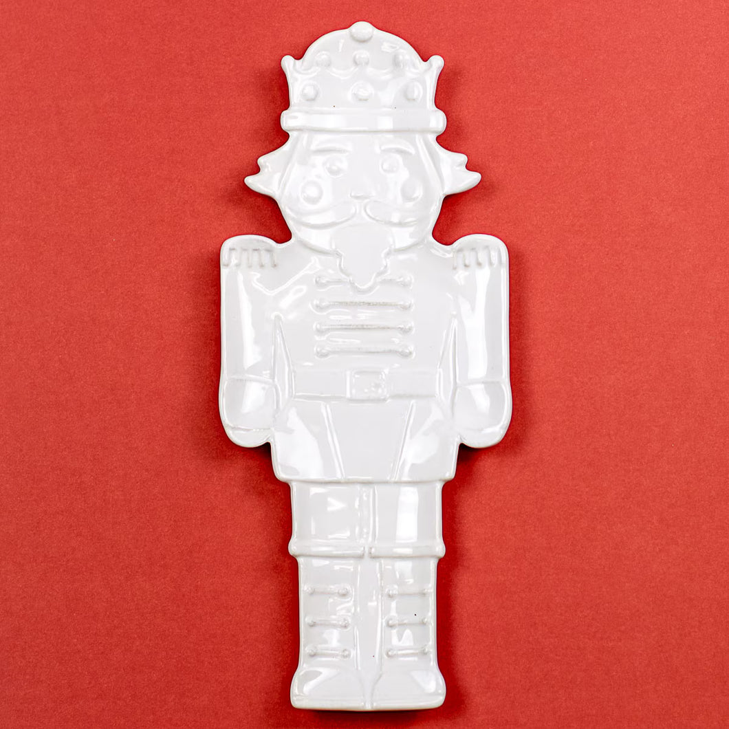 Royal Nutcracker Shaped Platter  12 x 5