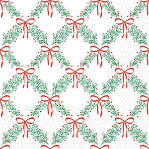 Madeleine Christmas Cocktail Napkin 20 ct