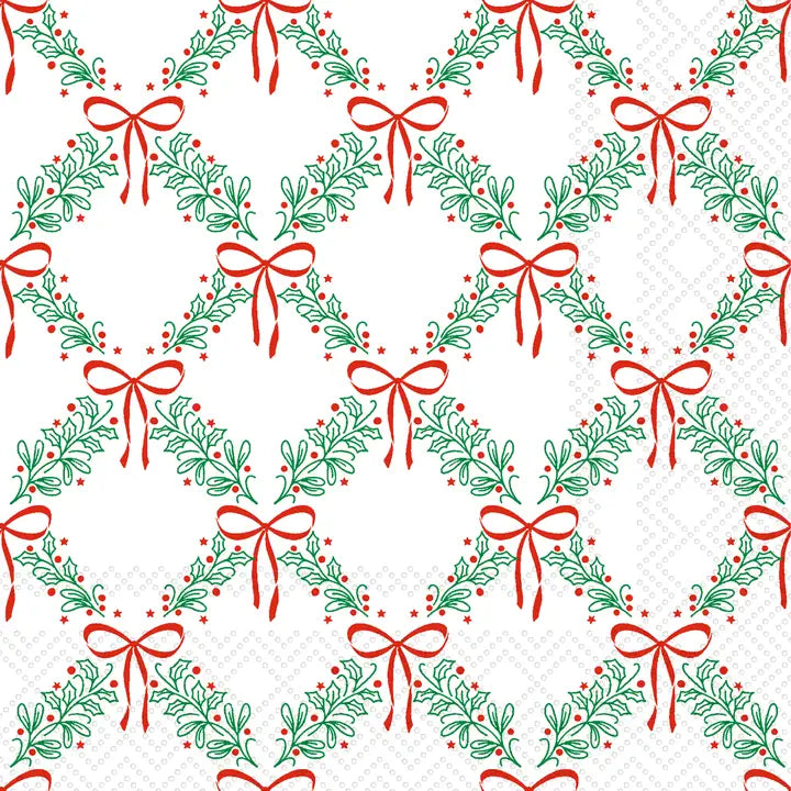 Madeleine Christmas Cocktail Napkin 20 ct