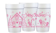 Load image into Gallery viewer, Merry Christmas Styrofoam Cups