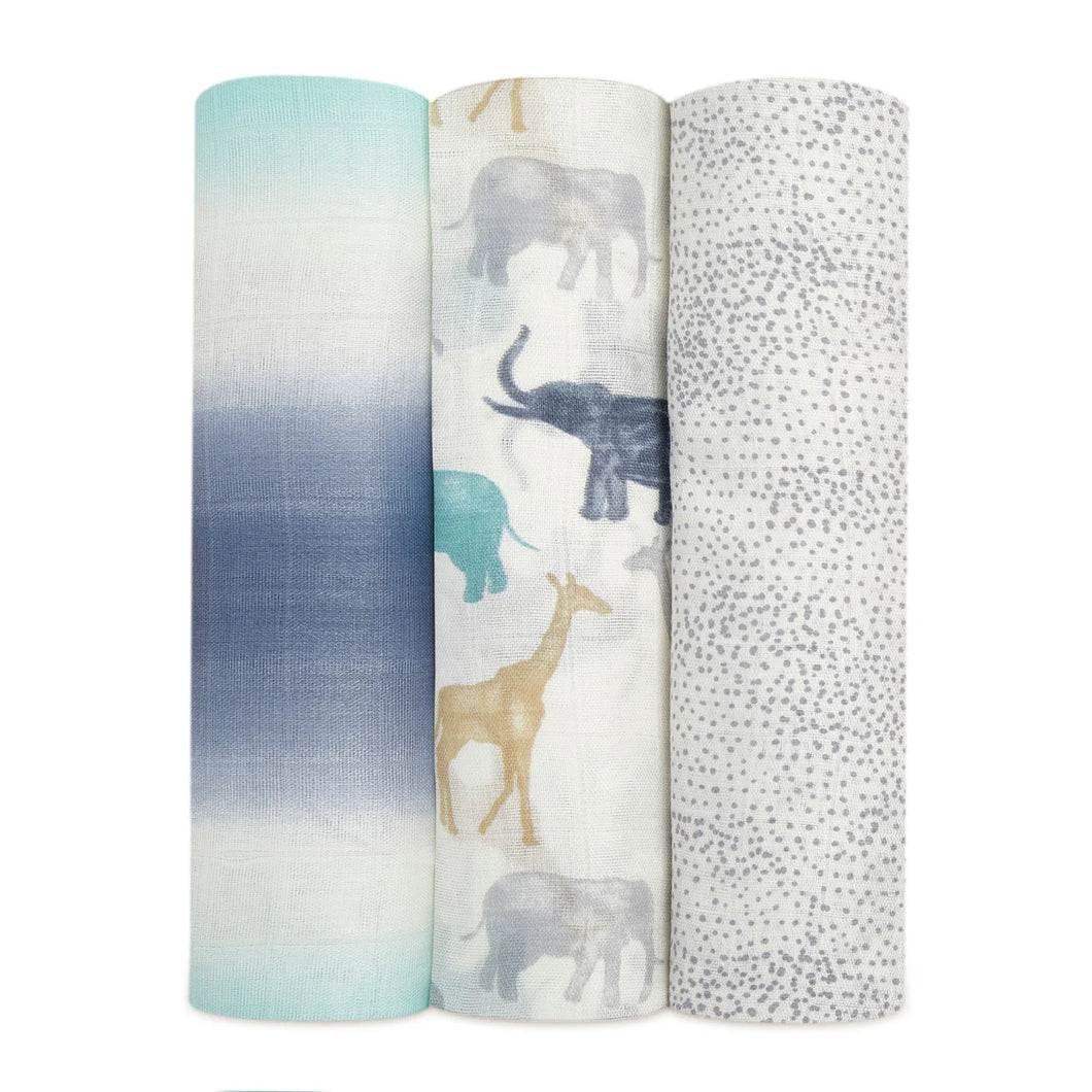 Large Swaddle Blanket 3 pack