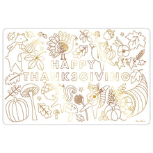 Load image into Gallery viewer, Thanksgiving Coloring Placemats
