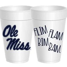 Load image into Gallery viewer, Ole Miss Styrofoam cups