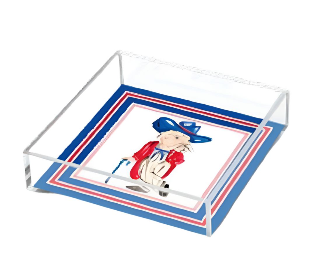 Acrylic Tray Ole Miss Colonel Rebel 12 x 12