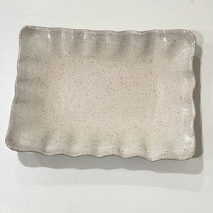Fluttered Rectangle Tray