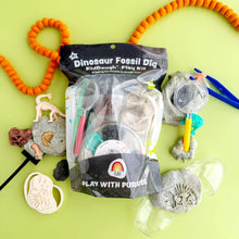 Load image into Gallery viewer, Dinosaur Fossil Dig KidDough Play Kit