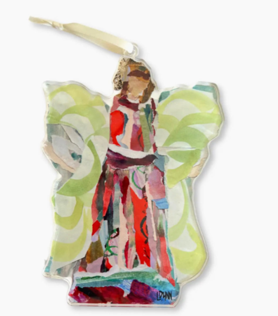 Dolly Angel Acrylic Ornament .25’’