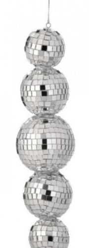 Multi Mirror Ball Ornament 9’’
