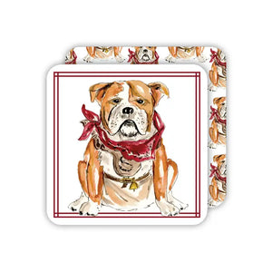 MSU Bulldogs Hand-painted Square Coasters