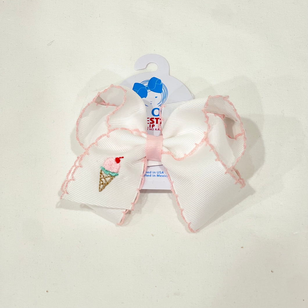 Ice Cream Hair Bow