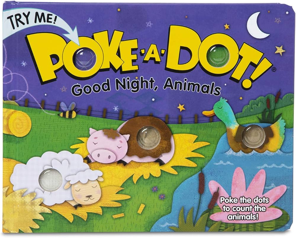 Poke-A-Dot Good Night, Animals