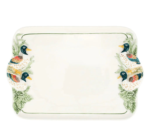 Mallard Rectangle Platter Wildlife Collection