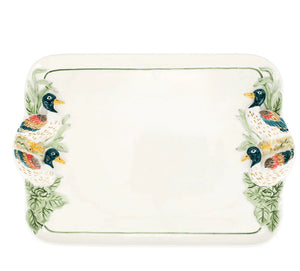 Mallard Rectangle Platter Wildlife Collection