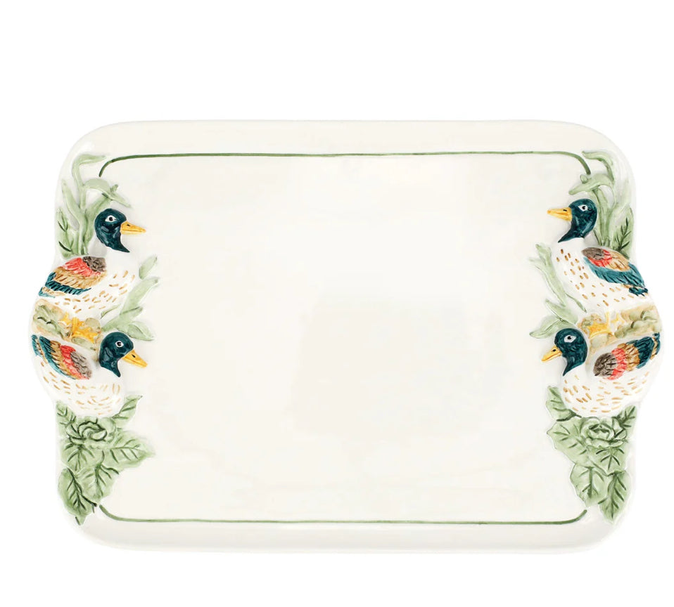 Mallard Rectangle Platter Wildlife Collection
