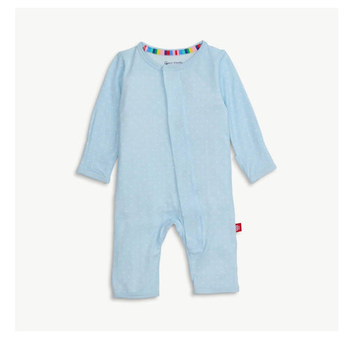 Pin Dot Footie/Blue