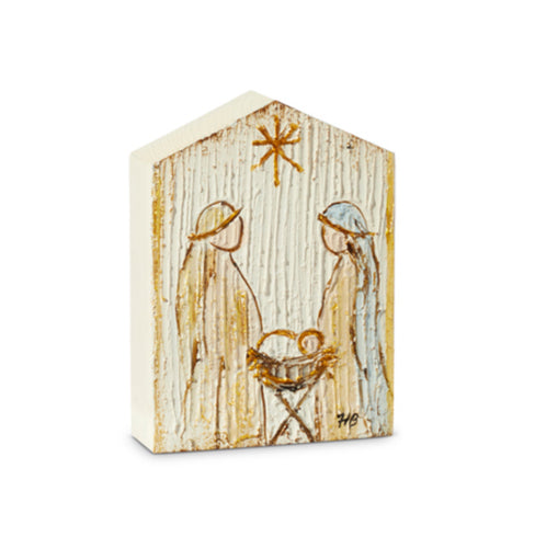 7.75’’ Holy Family Textured Block