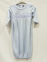 Load image into Gallery viewer, Blue sack w/smocking