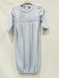 Blue sack w/smocking