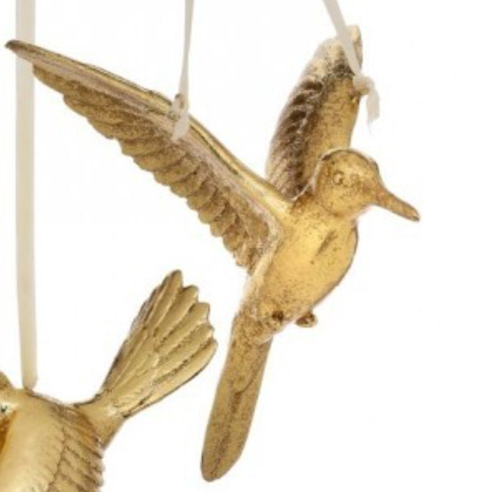 Resin Hummingbird Ornament Up 7.5’’
