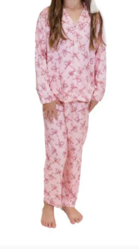 Christmas Candy Satin Pajama Set