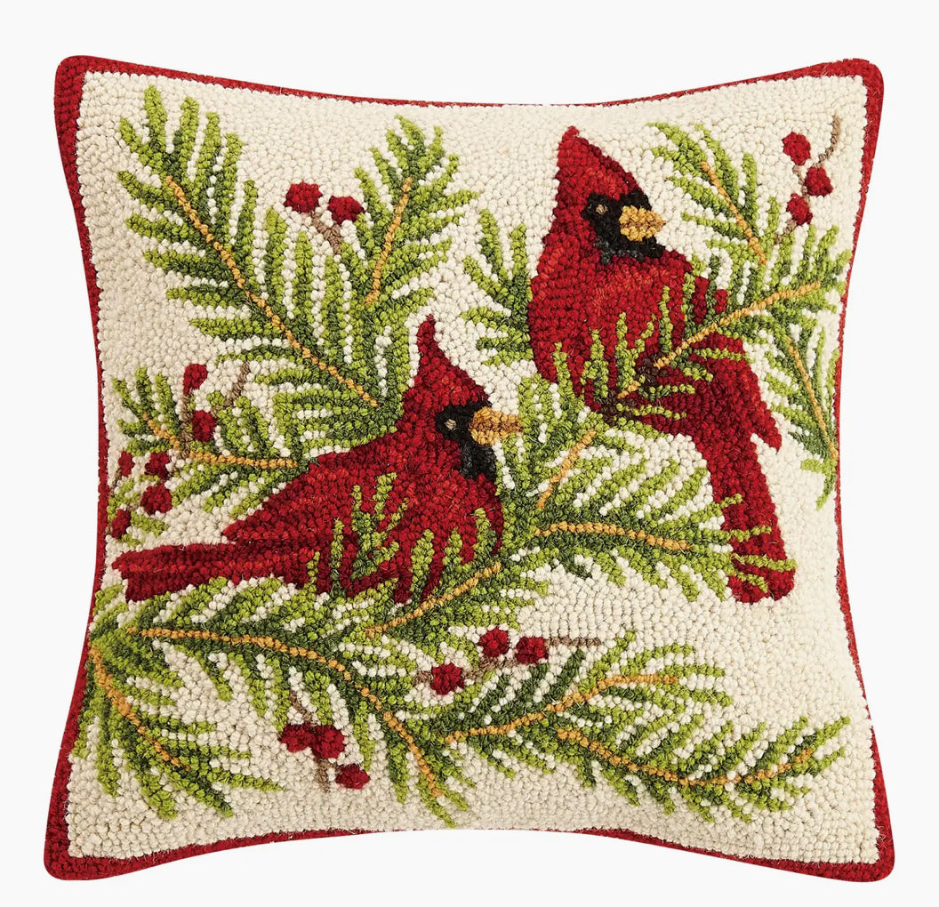 Cardinals Hook Pillow