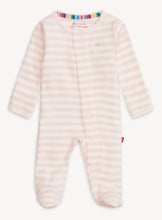 Load image into Gallery viewer, Pink Stripe Footie