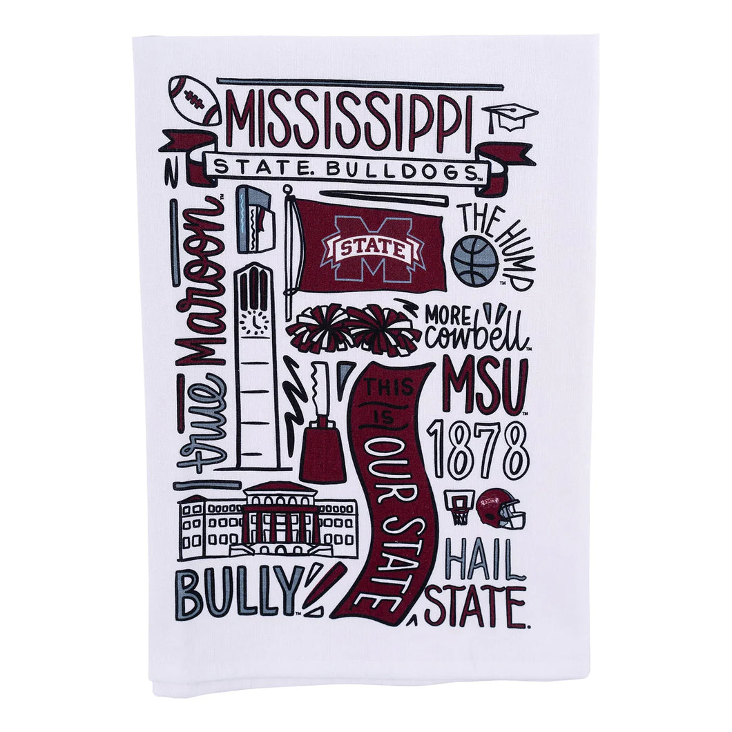 Miss State Collage Tea Towels