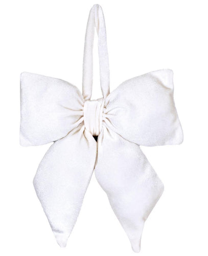 Evelyn Bow Ornament White
