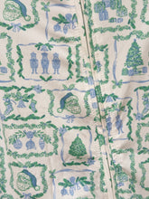 Load image into Gallery viewer, Annie PJ Onesie Yuletide Vignette Blue
