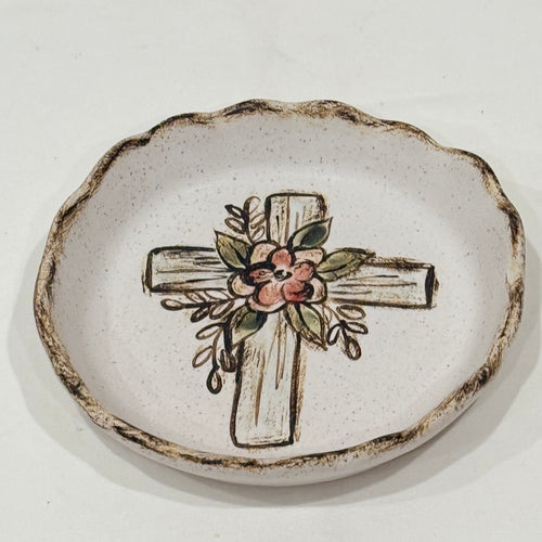 Floral Center Cross