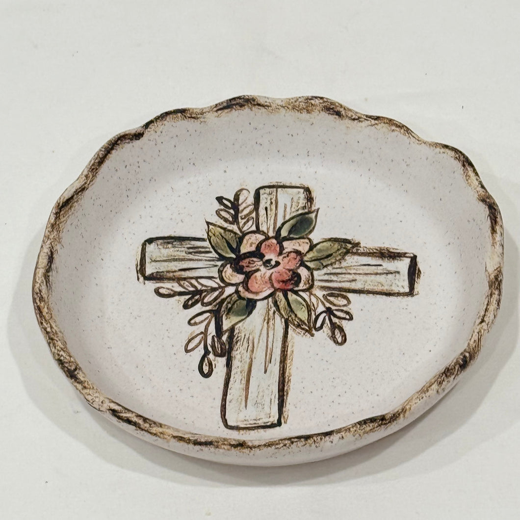 Floral Center Cross