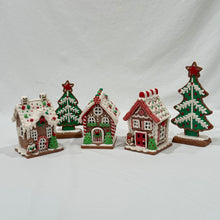 Load image into Gallery viewer, Lighted Gingerbread Houses and Trees