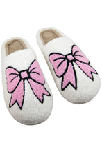 Load image into Gallery viewer, Light Pink Bow Slippers