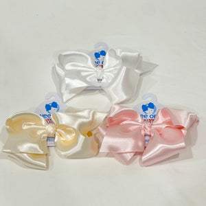 Small King French Satin Basic Bow with Knot