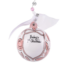 Load image into Gallery viewer, Pink Bow 1st Christmas Ornament