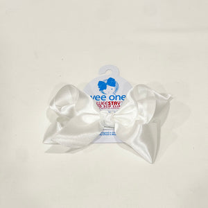 Medium French Satin Basic Bow