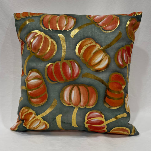 Golden Orange Falling Pumpkins