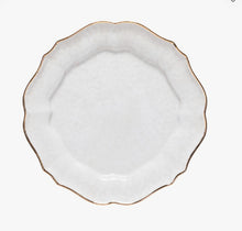 Load image into Gallery viewer, Impressions White w/ Gold Trim