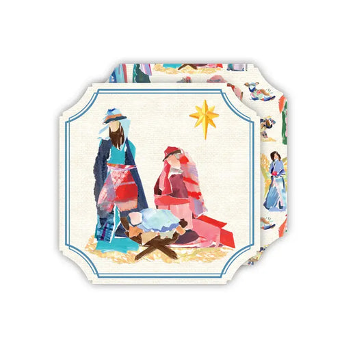 Nativity Scene Ticket Coaster- 20 Count