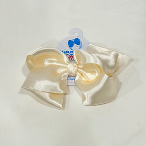 Small King French Satin Basic Bow with Knot